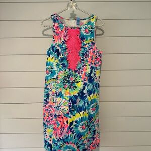 Lilly Pulitzer Sleeveless Dress with Pink Detail